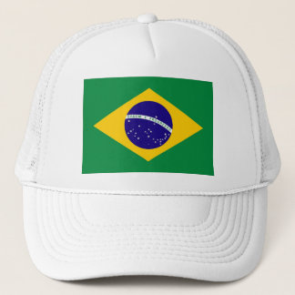 Cap with print of the flag of Brazil