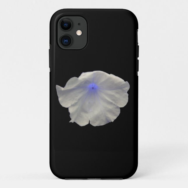 Capa de iphone 5 azul do fulgor do petúnia Case-Mate iPhone case (Back)