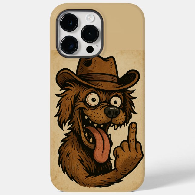 CAPA PARA CELULAR CACHORRO LOUCO Case-Mate iPhone CASE (Back)