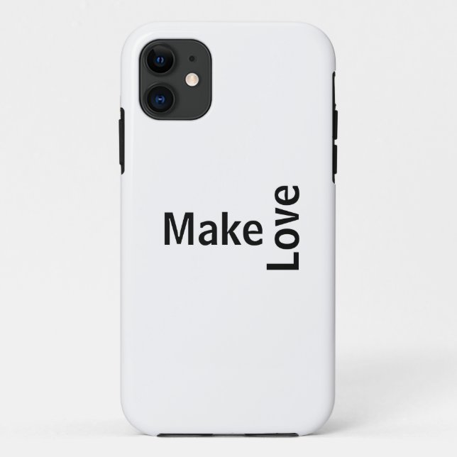 Capa para Iphone make love Case-Mate iPhone Case (Back)