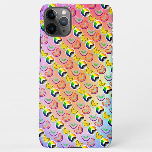 Capa Para iPhone RAINBOW Love Lgbtqia+ iPhone Case (Back)