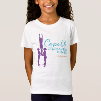 Capable of amazing things girls' acro t-shirt