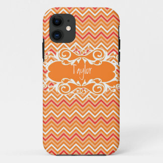 Capas de iphone alaranjadas feitas sob encomenda d iPhone 11 case