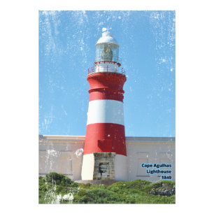 Cape Agulhas Lighthouse 1849 Photo Print