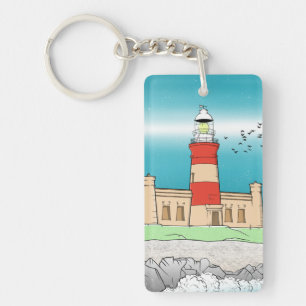 Cape Agulhas Lighthouse Key Ring
