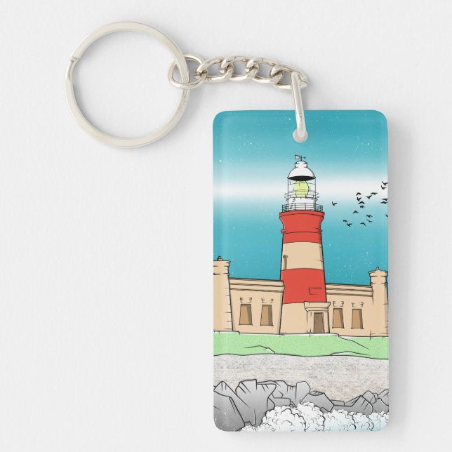 Cape Agulhas Lighthouse Key Ring (Front)