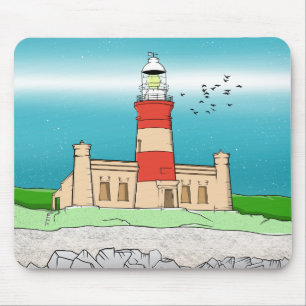 Cape Agulhas Lighthouse Mouse Mat