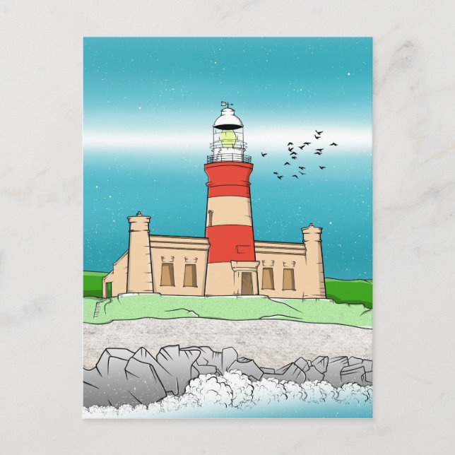 Cape Agulhas Lighthouse Postcard (Front)