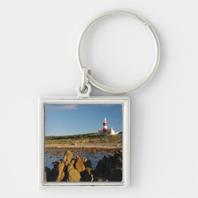 Cape Agulhas Lighthouse, Western Cape 2 Key Ring (Front)