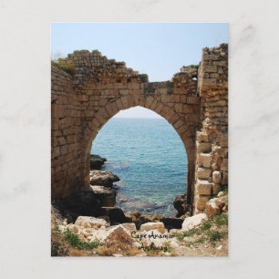 Cape Anamur Turkey Archway Sea Fort Castle Holiday Postcard