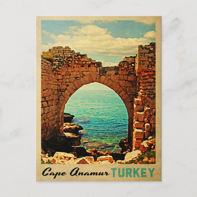 Cape Anamur Turkey Postcard (Front)