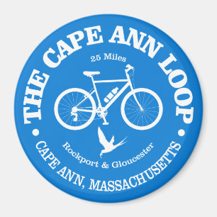 Cape Ann Loop (cycling) Magnet