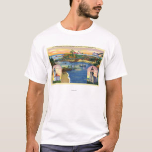 Cape Arago Bridge and Lighthouse Mouth T-Shirt