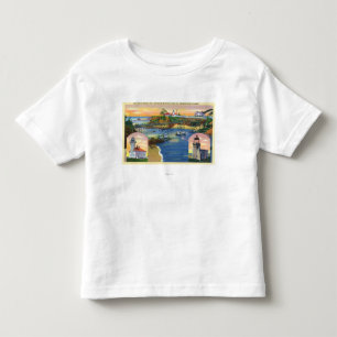 Cape Arago Bridge and Lighthouse Mouth Toddler T-Shirt