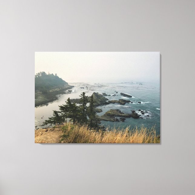 Cape Arago State Park, Oregon Coast Canvas Print (Front)
