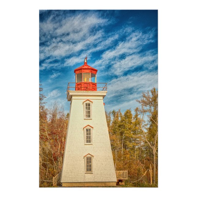 Cape Bear Lighthouse Photo Print (Front)