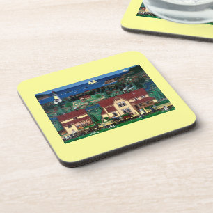 Cape Blanco Lighthouse and The Hughes House Coaster
