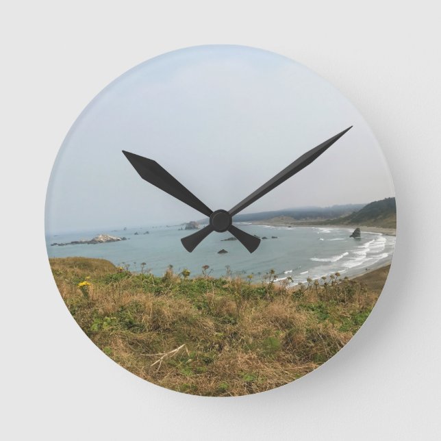 Cape Blanco State Park, Oregon Coast Round Clock (Front)