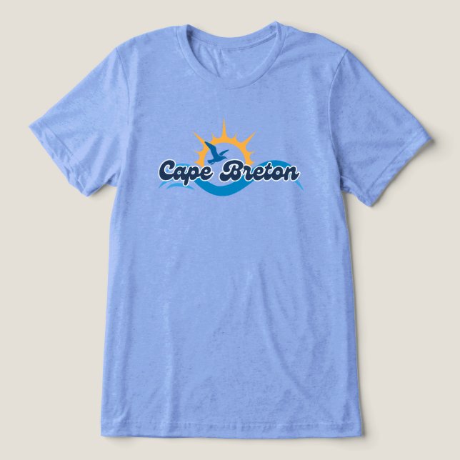 Cape Breton Gull & Wave Tee (Design Front)