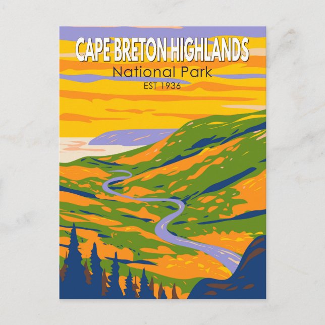 Cape Breton Highlands National Park Canada Travel Postcard (Front)