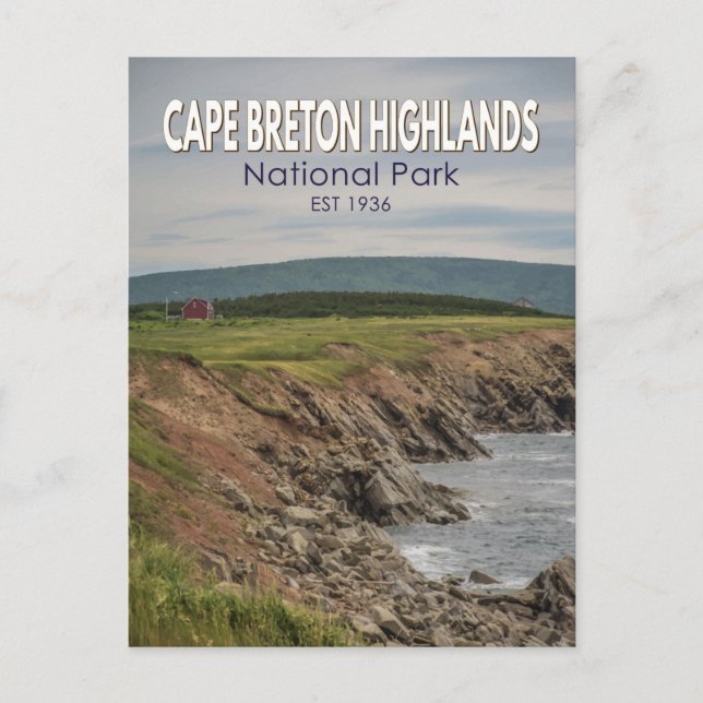 Cape Breton Highlands National Park Canada Vintage Postcard (Front)
