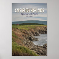 Cape Breton Highlands National Park Canada Vintage