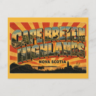 Cape Breton Highlands National Park Nova Scotia Postcard