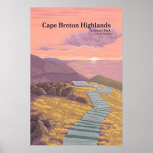 Cape Breton Highlands National Park Nova Scotia Poster