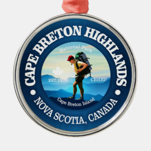 Cape Breton Highlands NP (C) Metal Tree Decoration