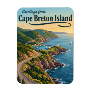 Cape Breton Island Canada Magnet