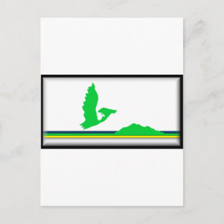 Cape Breton Island (Canada Nova Scotia) Flag Postcard