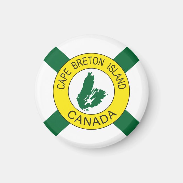 Cape Breton Island Flag (unofficial), Nova Scotia Magnet (Front)