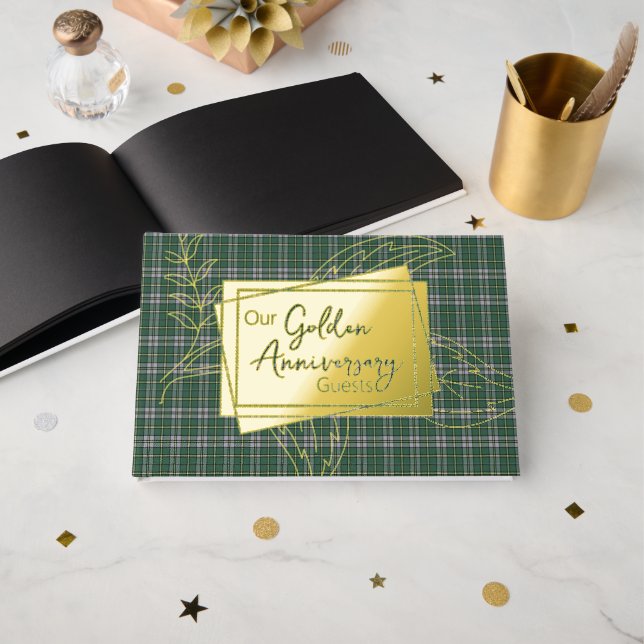 Cape Breton Island Provincial Tartan Guest Book (Front Open)