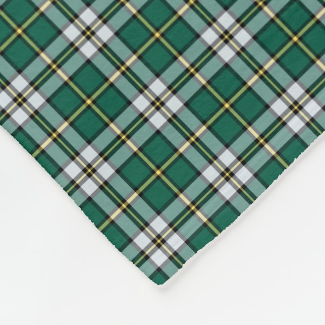 Cape Breton Nova Scotia Tartan Fleece Blanket (Corner)