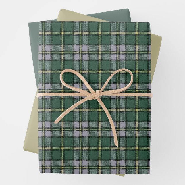 Cape Breton Nove Scotia Tartan Wrapping Paper (In situ)