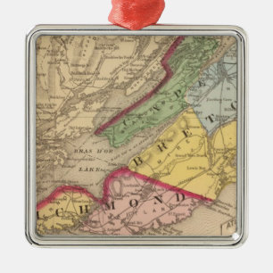Cape Breton, Richmond counties, NS Metal Tree Decoration