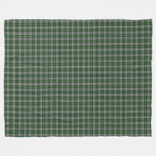 Cape Breton Tartan Custom green Plaid Fleece Blanket