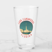 Cape Canaveral Florida Retro Distressed Circle