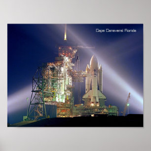 Cape Canaveral Florida Rocket Launch  Poster