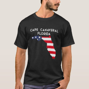 Cape Canaveral Florida USA State America Travel Fl T-Shirt