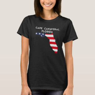 Cape Canaveral Florida USA State America Travel Fl T-Shirt