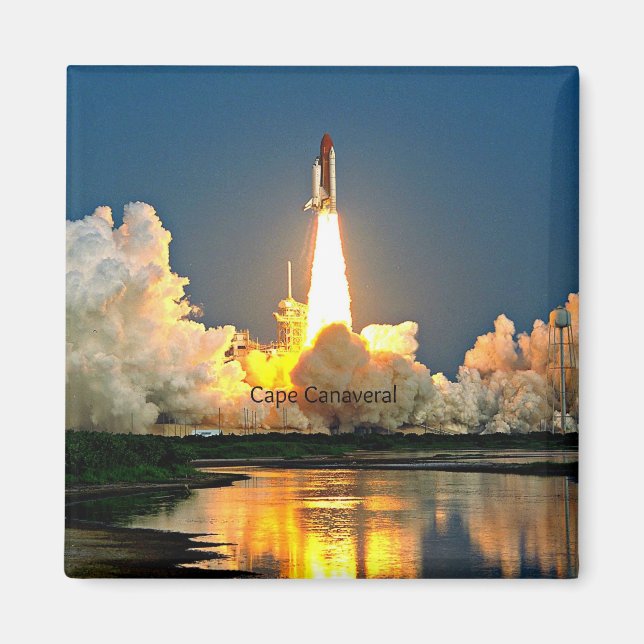 Cape Canaveral Launch Pad Magnet (Front)