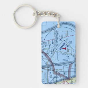 Cape Canaveral SFS chart / taxi diagram  Key Ring