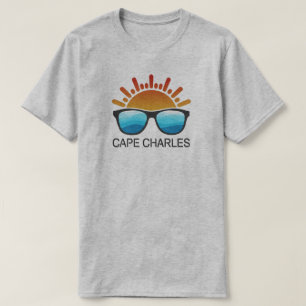 Cape Charles Beach Virginia Sunglasses T-Shirt