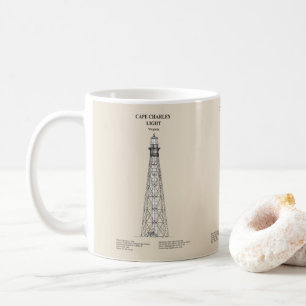 Cape Charles Lighthouse - Virginia - SBD Coffee Mug