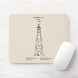 Cape Charles Lighthouse - Virginia - SBD Mouse Mat