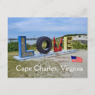 Cape Charles Virginia - Historical America Postcard