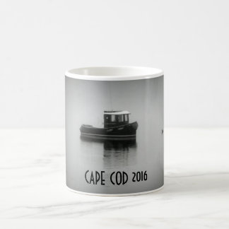 Cape Cod 2016 coffee cup:  boat in the fog Mug