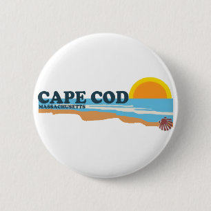 Cape Cod. 6 Cm Round Badge