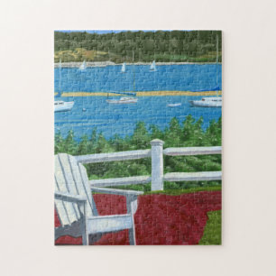 Cape Cod Adirondack Chair Jigsaw Puzzle